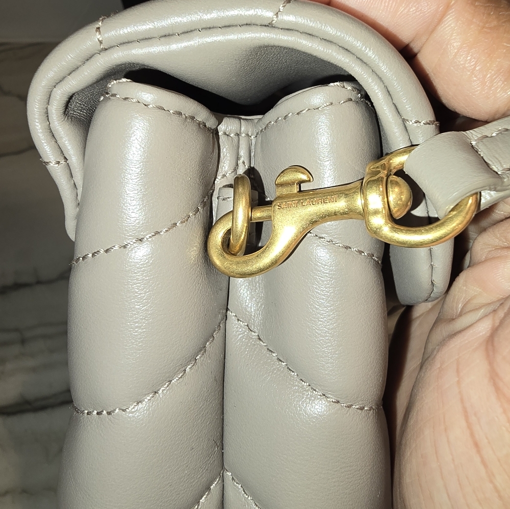 YSL Toy Lou Lou Leather Shoulder Bag - Picture 7 of 14